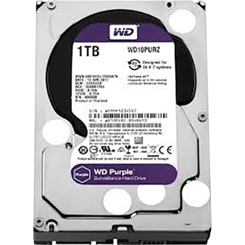 HDD 1 TB 3.5 WD INTELLIPOWER SATA 64MB PURPLE WD10